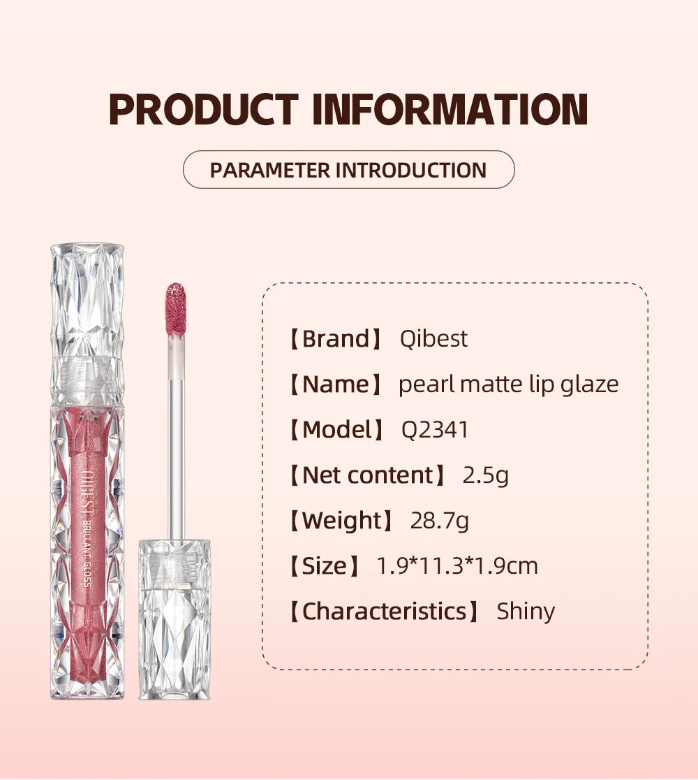 Diamond Shimmer Matte Liquid Lipstick - 17
