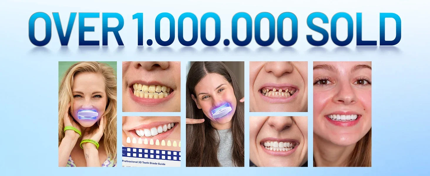 LED Teeth Whitening Kit for Sensitive Teeth - 16