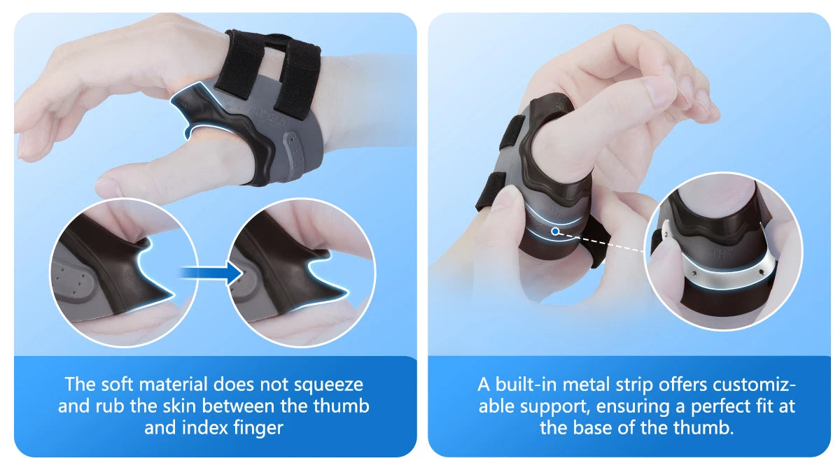 Adjustable CMC Thumb Support Brace for Arthritis and Joint Pain - 10