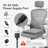 USB Heated Seat Cushion for Office, Home, and Car