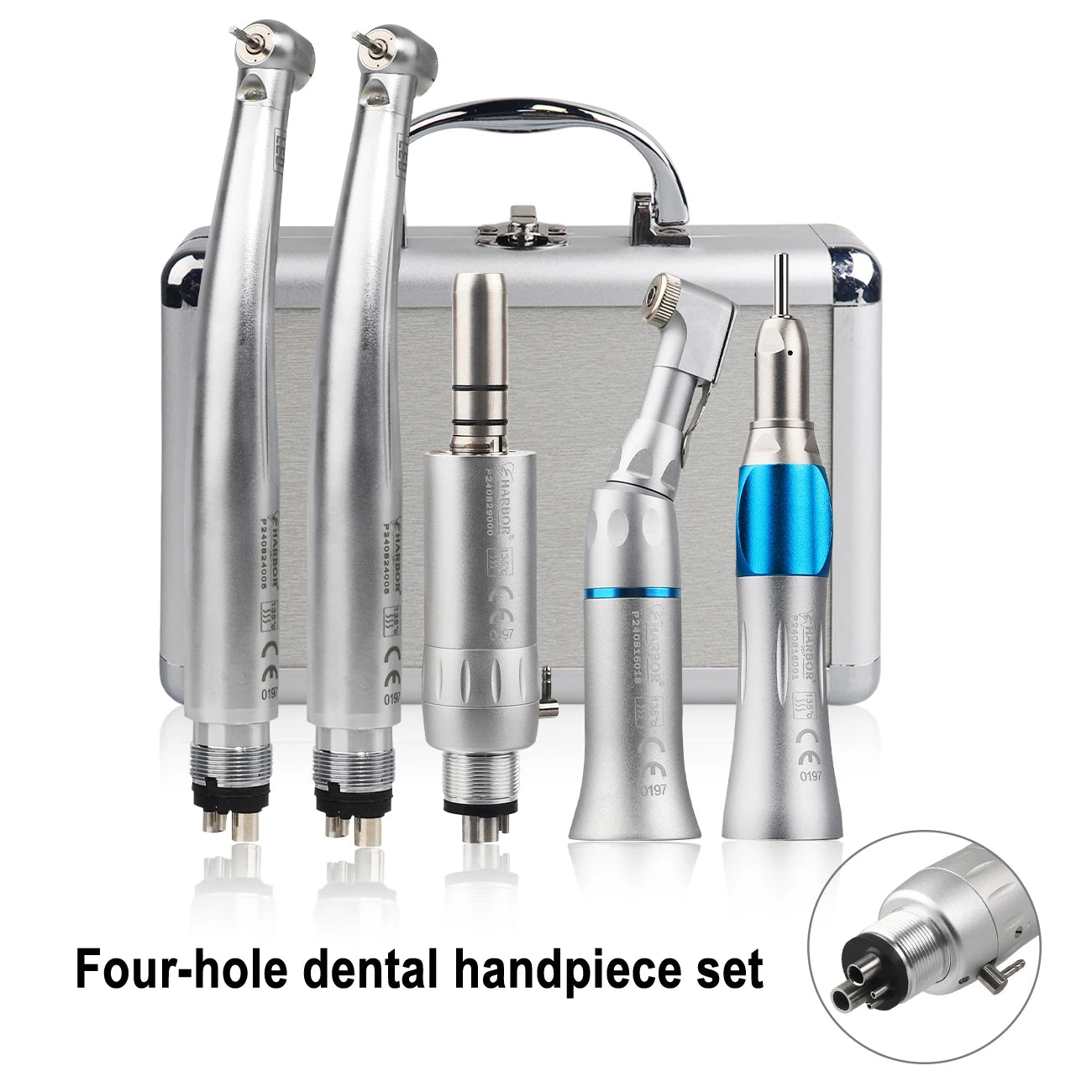 Professional 5-Piece LED Dental Handpiece Kit - 22
