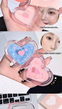 Heart-Shaped Water-Luminous Blush & Highlighter Cream