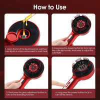 Electric Scalp Massager and Hair Growth Serum Applicator