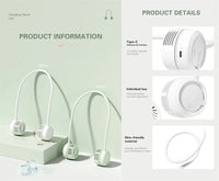 Hands-Free Portable Neck Fan for Cooling