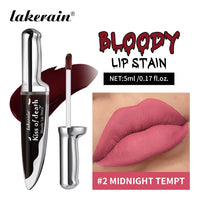 Long-Lasting Waterproof Bloody Matte Lip Stain