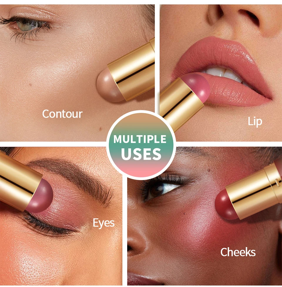 2-in-1 Dual-Ended Bronzer and Blush Makeup Stick - 11