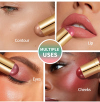 2-in-1 Dual-Ended Bronzer and Blush Makeup Stick
