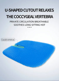 Honeycomb Gel Orthopedic Seat Cushion for Car and Office