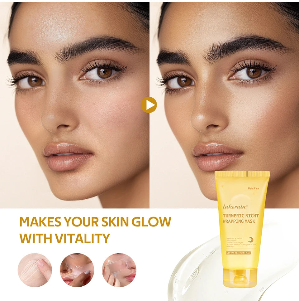 Overnight Collagen & Turmeric Peel-Off Facial Mask - 25