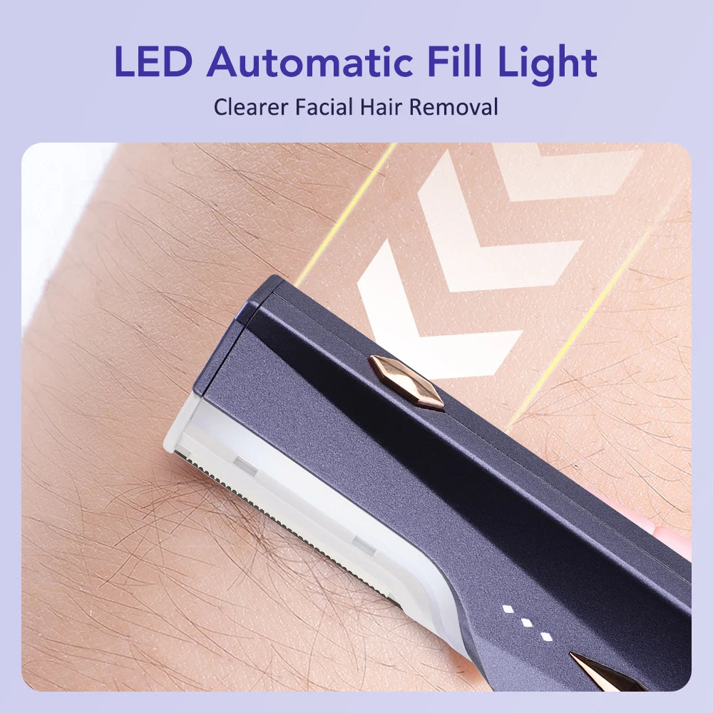 Sonic Rechargeable Facial Dermaplane Razor for Smooth Skin - 14