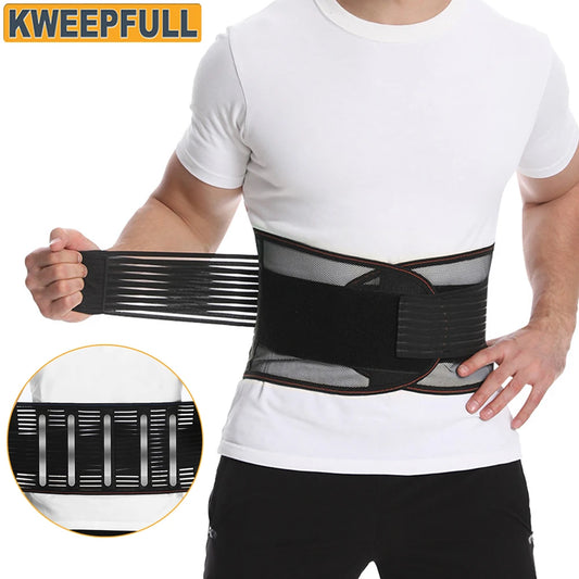 Adjustable Lumbar Support Belt for Lower Back Pain Relief
