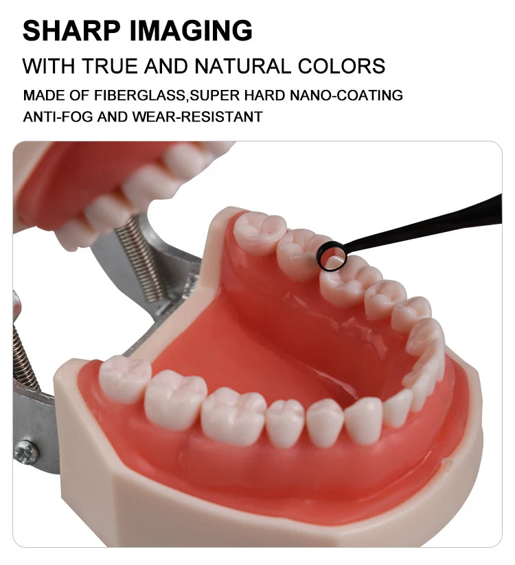 Precision Dental Micro Mouth Mirror for Detailed Oral Inspection - 17