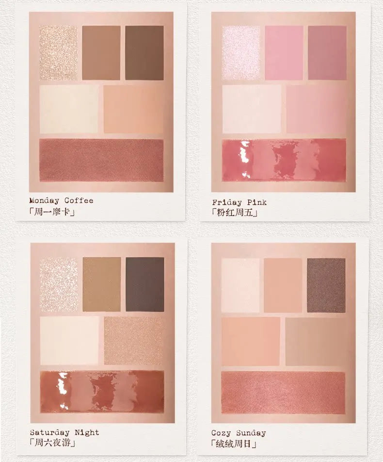 All-in-One Contour, Blush, and Eyeshadow Travel Makeup Palette - 20