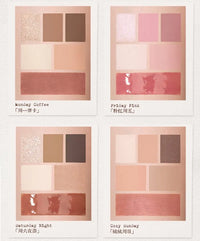 All-in-One Contour, Blush, and Eyeshadow Travel Makeup Palette