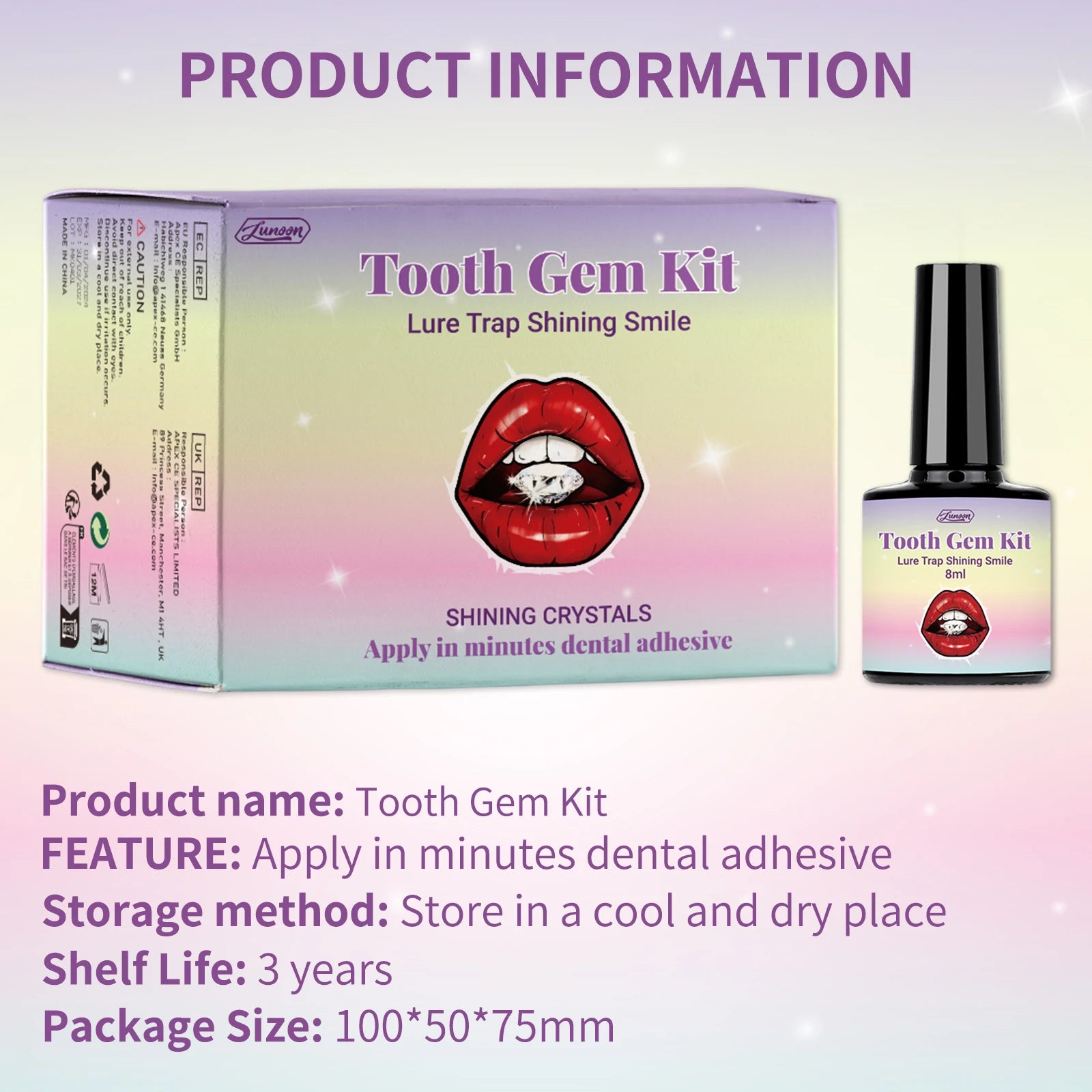 DIY Professional Tooth Gem Kit for a Sparkling Smile - 9