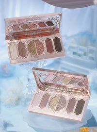 6-Color Butterfly Embossed Eyeshadow Palette