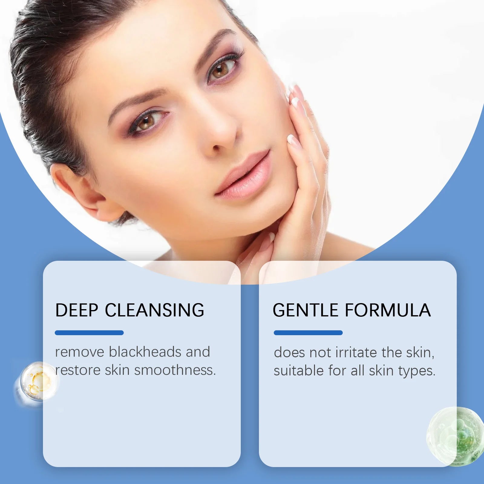 Deep Pore Cleansing AHA BHA PHA Mud Mask for Blackhead Removal - 6