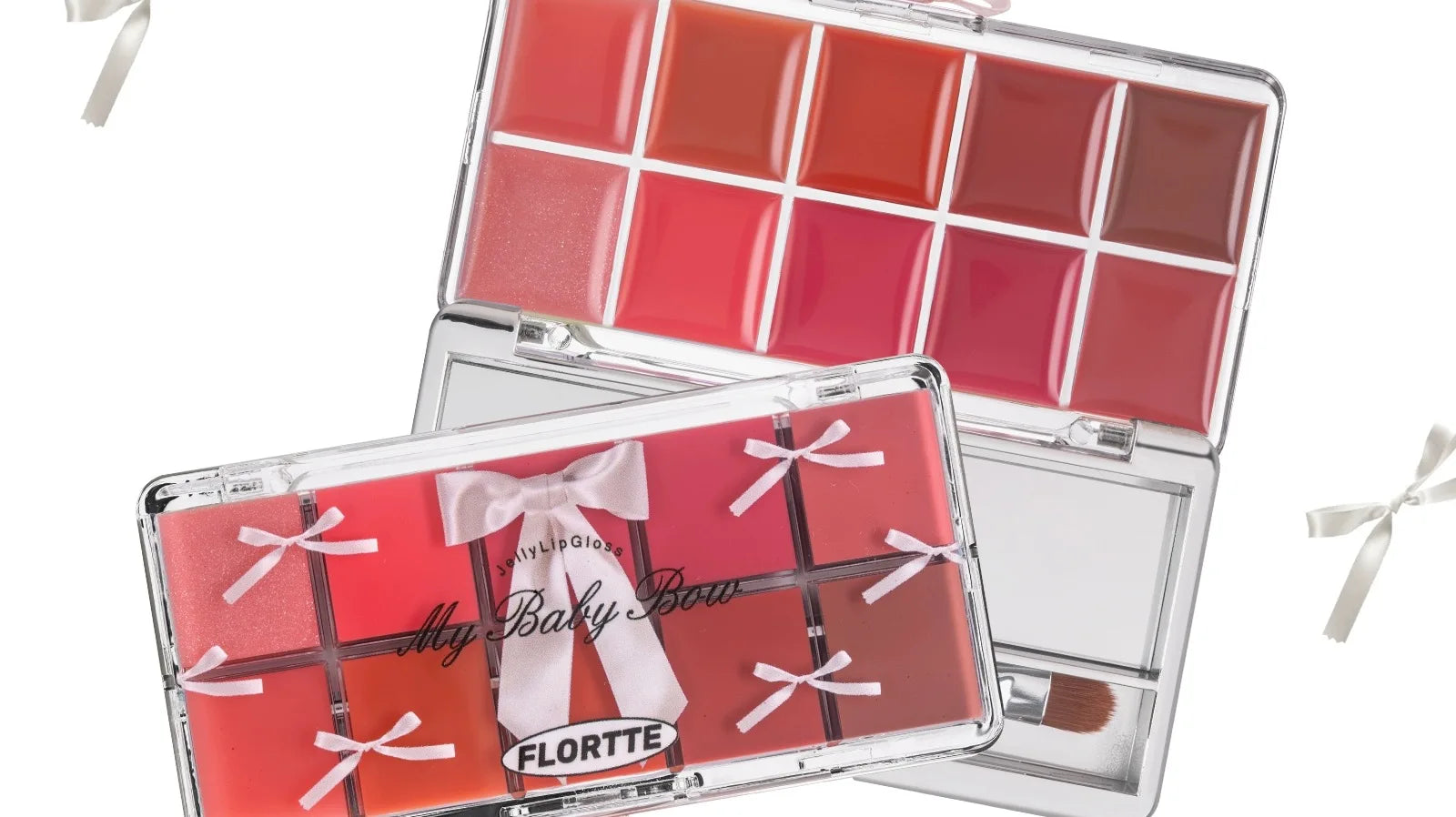 10-Color Moisturizing Lip Gloss Palette - 25