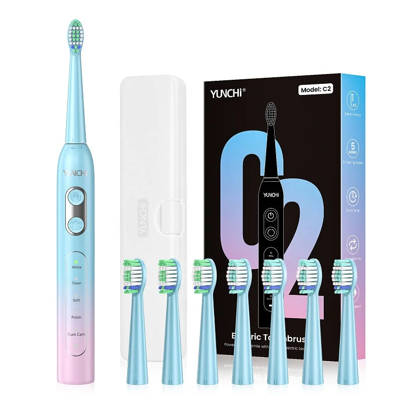 Ultrasonic Electric Toothbrush with 8 Brush Heads - 15