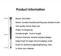 Double-Ended Precision Eyeshadow Blending Brush