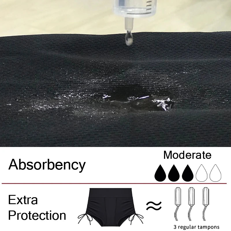 Leak-Proof Period Swim Trunks - 4