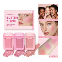 Long-Lasting Waterproof Cream Butter Blush for Natural Glow