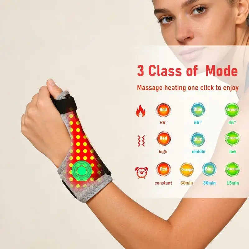 Heated Electric Thumb and Wrist Support Massager - 2