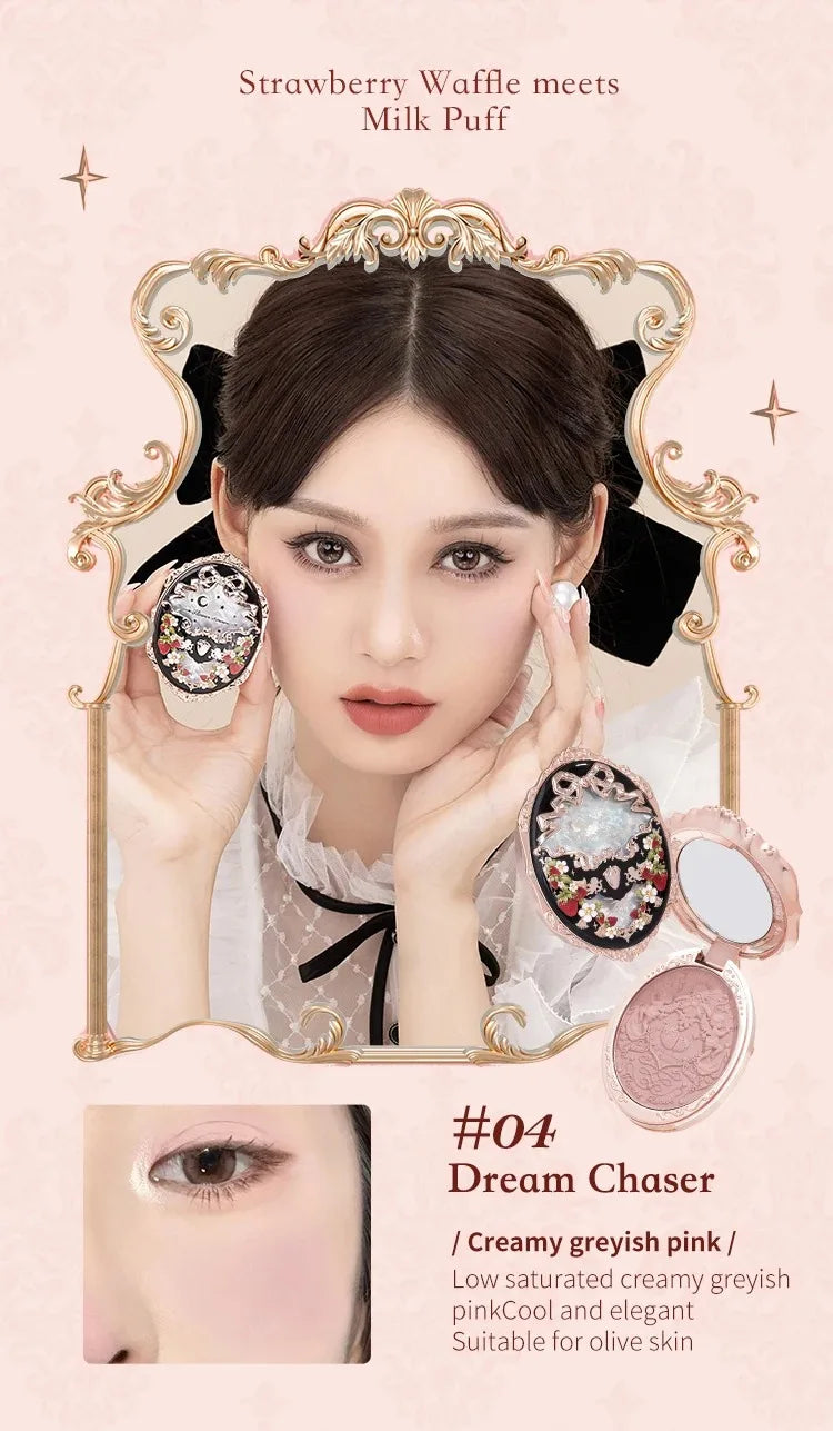 Embossed Strawberry Long-Lasting Powder Blush - 23