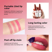 Waterproof Peel-Off Lip Stain for Long-Lasting Color