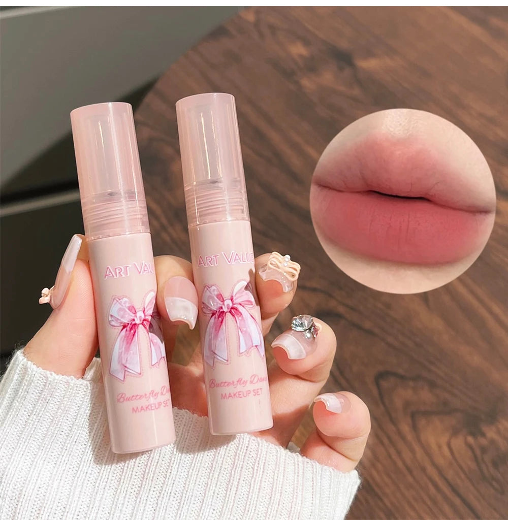 6-Piece Velvet Matte Lipstick and Blush Makeup Gift Set - 9