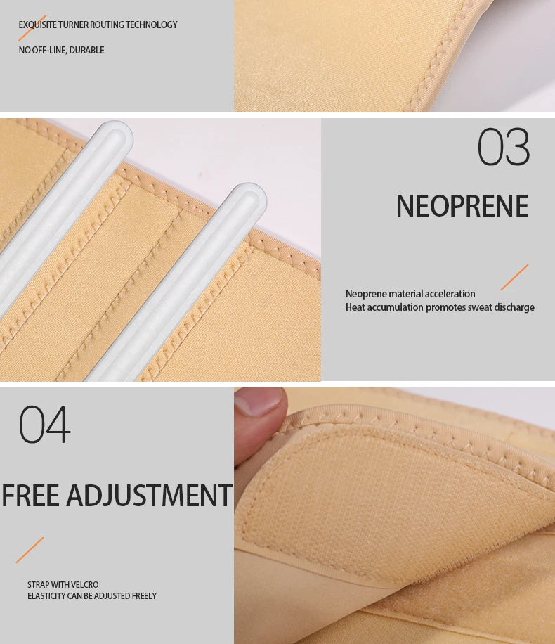 Adjustable Neoprene Waist Trimmer and Lumbar Support Belt - 14