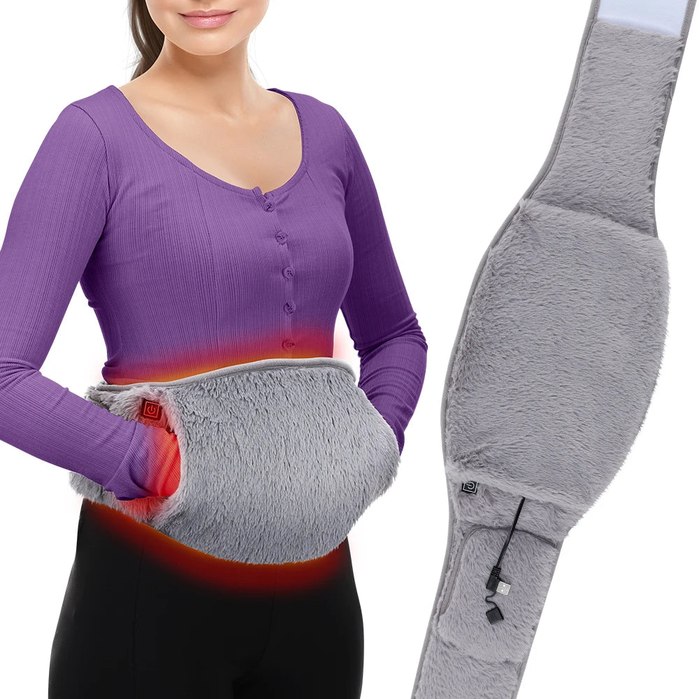 Electric Heated Abdomen and Hand Warmer Belt - 15