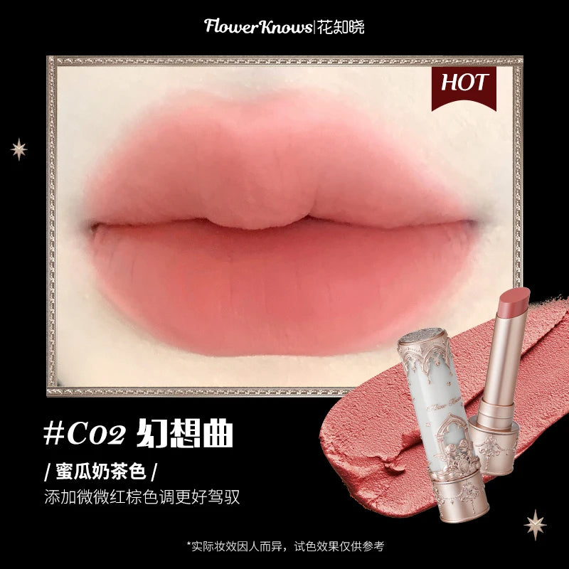 Velvet Matte Long-Lasting Waterproof Lipstick - 47
