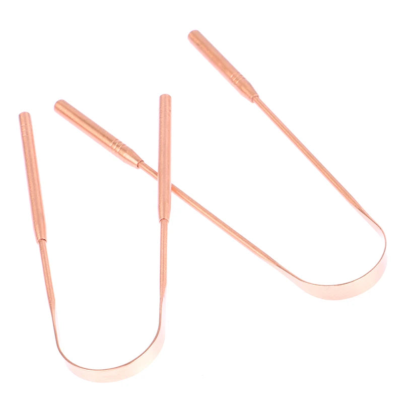Copper Tongue Scraper for Fresh Breath and Oral Hygiene - 4