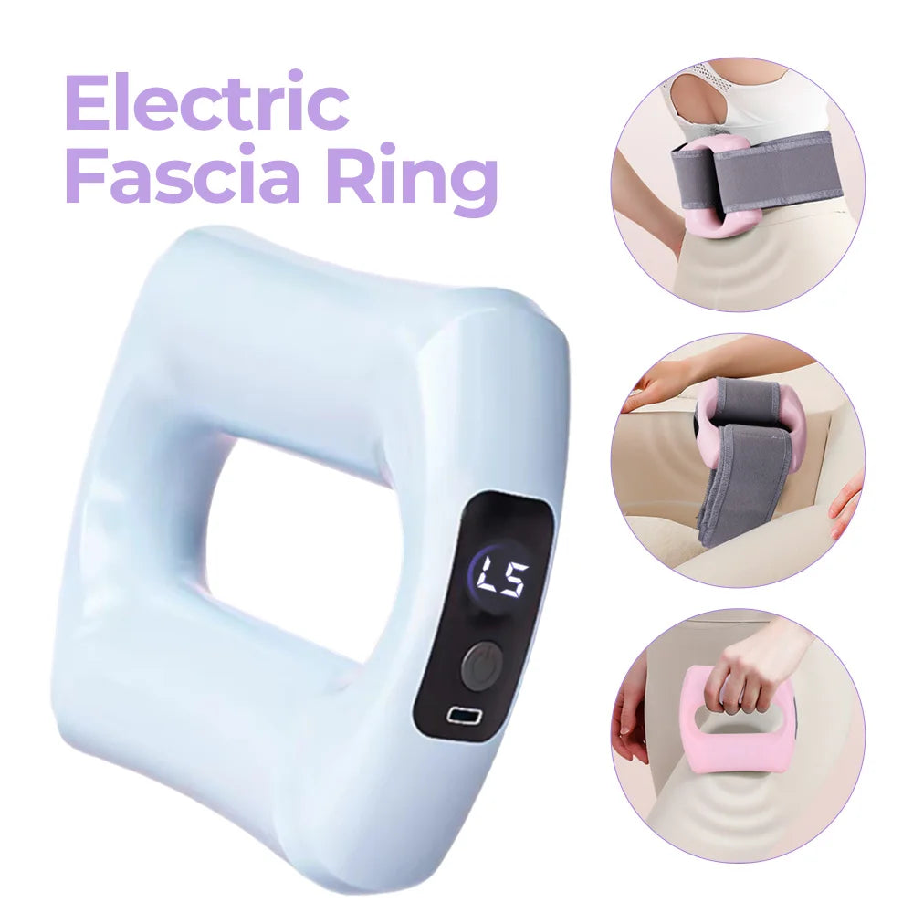 Electric Vibration Fascia Massage Ring for Full Body Muscle Relief - 1
