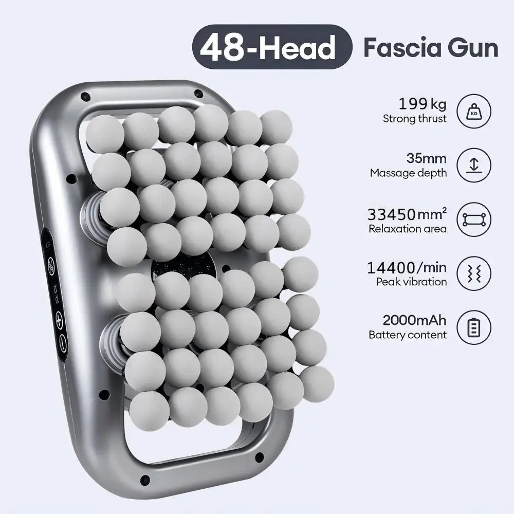 48-Head Deep Tissue Body Massage Gun - 7