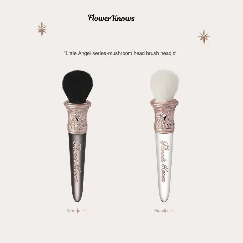 Premium Soft Goat Hair Makeup Brush for Highlighter and Blush - 6