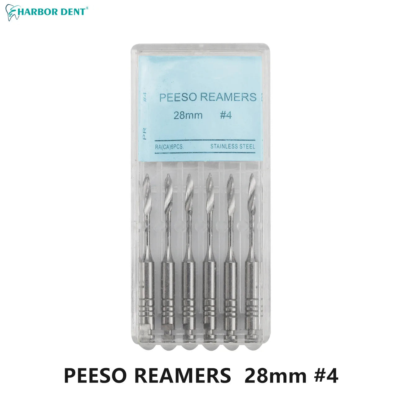 Dental Peeso Reamer Drill Bits for Endodontic Procedures (6-Pack) - 19