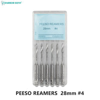 Dental Peeso Reamer Drill Bits for Endodontic Procedures (6-Pack)