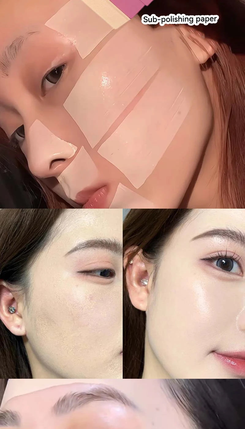 Portable Silicone Foundation Brush and Color Palette Set - 10