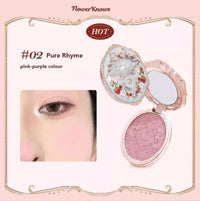 Embossed Strawberry Rococo Makeup Blush Powder