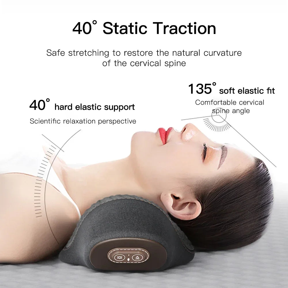 Cervical Neck Traction & Heating Massage Pillow - 4
