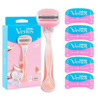 Smooth Glide Women’s Shaving Razor with Moisturizing Gel Bars