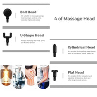 Portable Handheld Muscle Massage Gun for Deep Tissue Recovery