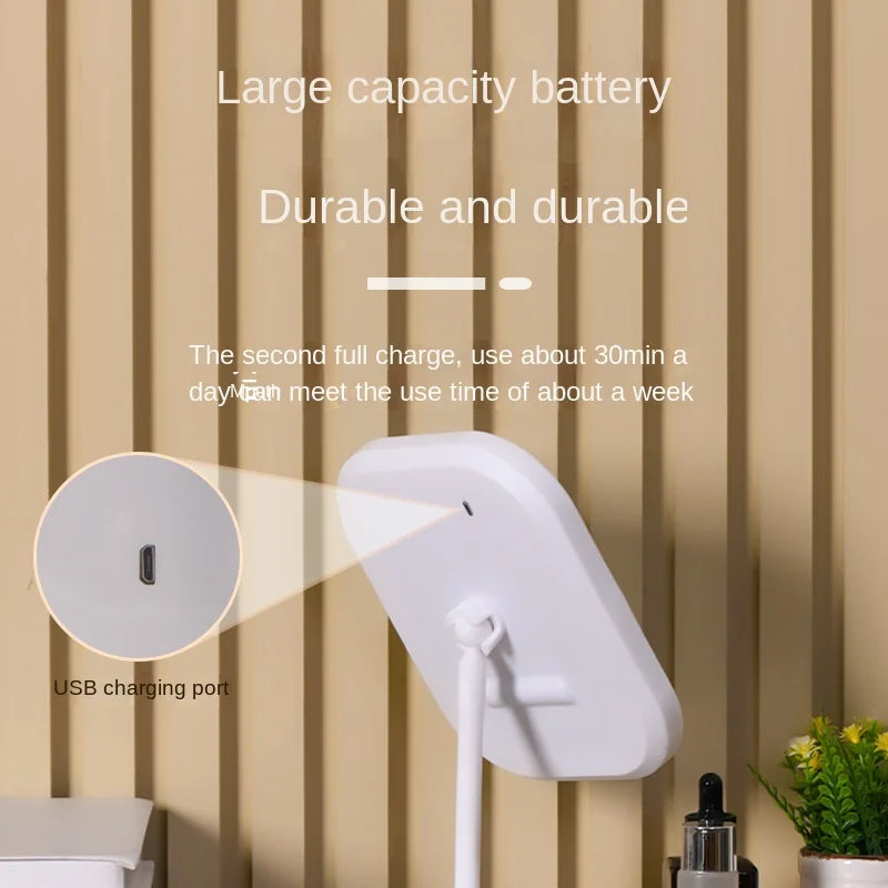 LED Vanity Mirror with 3-Color Adjustable Lighting - 8