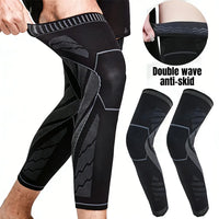 Full-Length Compression Leg & Knee Sleeve for Sports