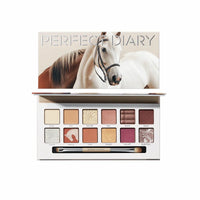 12-Color Waterproof Shimmer and Matte Eyeshadow Palette