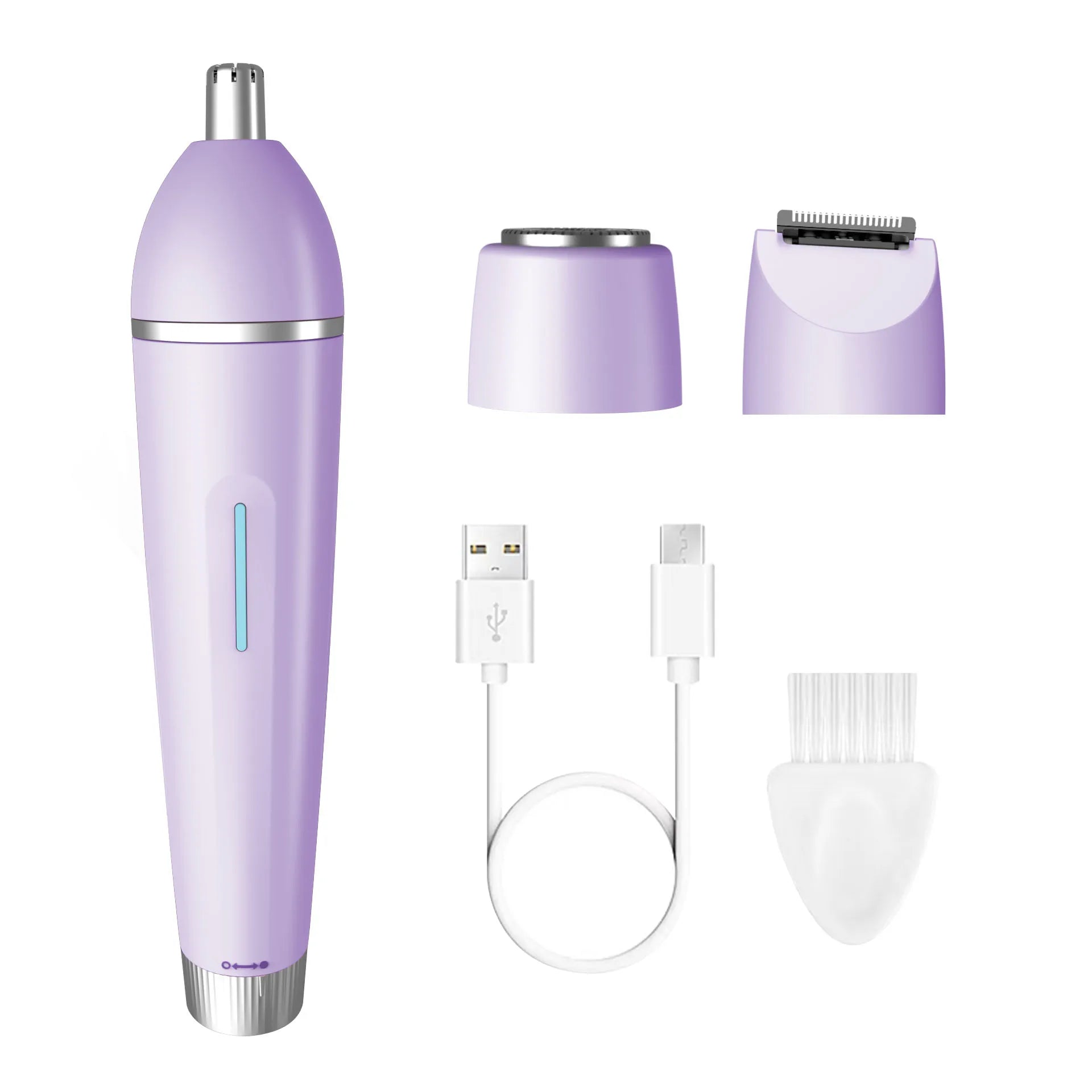 3-in-1 Waterproof Electric Hair Trimmer for Women - 19