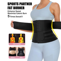 Sauna Sweat Waist Trainer and Tummy Slimming Belt