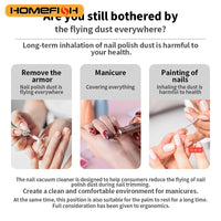 120W Professional Nail Dust Collector Vacuum